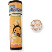 Toi-Toys Kaleidoscoop geel bijtje - caleidoscoop - funcadeau schoencadeautje
