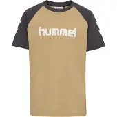 Hummel Functioneel shirt camel / donkergrijs