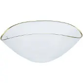 Bricard Sis Kom - Groot Ovaal - 37,5 x 19 cm - Transparant/Goud