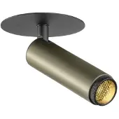SLV Inbouwspot Grip S Brons Met Zwart 3000k