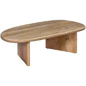 Sweeek - Ovale salontafel van mangohout- shiva
