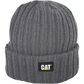 CAT Rib Horloge Unisex Volwassenen Grijze Beanie Muts