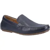 Hush puppies Ralph Leer Heren Navy Bootschoenen