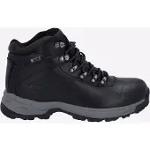 Hi-tec Eurotrek Lite Waterproof Faux Leren Heren Zwarte Wandelschoenen