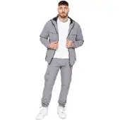 Enzo Milano Heren Poly Cargo Trainingspak Set