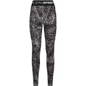 Plein sport Leggings basaltgrijs / lichtgrijs / zwart