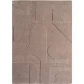Muratap Japandi vloerkleed hoogpolig scandinavisch design 3d-effect -