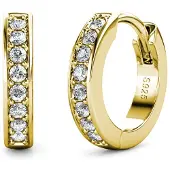 MYC Paris Circle Hoop Earrings - Oostenrijks kristal