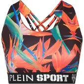Plein sport Sporttop petrol / lichtrood / zwart / wit