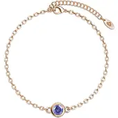 MYC Paris Geboortesteen armbanden - Roségoud en paars