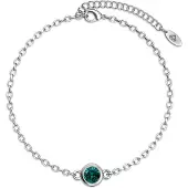 MYC Paris Geboortesteen armbanden - Zilver en donkergroen