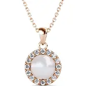 MYC Paris Circlet Parel Hangers - Roségoud en Kristal