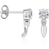 Orphelia Dames 925 Sterling Zilveren Stud Oorbellen - Zilver ZO-5110