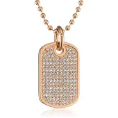 Tommy Hilfiger 'Finec' Dames RVS Ketting met hanger - Roze 2700749