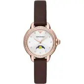 Emporio Armani Mia Dames Horloge Bruin AR11568