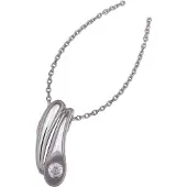 Orphelia Dames 925 Zilveren Ketting met Hanger - Zilver ZH-4545