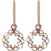 Orphelia 'Jasmine' Dames 925 Sterling Zilveren Oorbellen - Roze ZO-7076/1