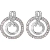 Orphelia 'Azalea' Dames 925 Sterling Zilveren Oorbellen - Zilver ZO-7095