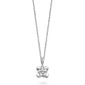 Orphelia Dames 925 Sterling Zilveren Ketting met Hanger - Zilver ZH-4739