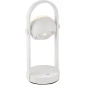 TRIO Musterring Cannon – Tafellamp – Mat Wit – Oplaadbaar – LED – Touchfunctie – USB-C aansluiting