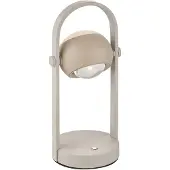 TRIO Musterring Cannon – Tafellamp – Oranje – Oplaadbaar – LED – Touchfunctie – USB-C aansluiting