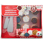 Spin Master Houten set voor het snijden en bakken van koekjes (speeleten, materialen van hoge kwaliteit, 30 speelstukjes