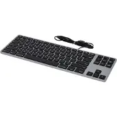 Matias Aluminium Wired Tenkeyless US toetsenbord Grijs