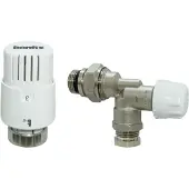 Bonfix Thermostaat radiatorventiel + adaptor haaks verkeerd