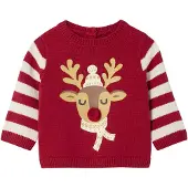 Vertbaudet Kersttrui voor babyjongens met rendiermotief