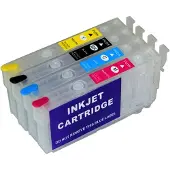 Inktmedia GESCHIKT EPSON NAVULBARE 405XL INKTPATRONEN MET 1x time CHIP