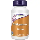 Now , D-Mannose, 1.500 mg, 60 Vegan Capsules (500 mg per Capsule)
