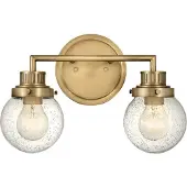 Quintiesse Wandlamp Poppy, dimbaar, messing / goud, Badkamer, metaal, Wandlamp