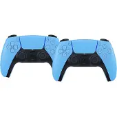 Sony PlayStation 5 Manette DualSense Sans Fil Starlight Blue Lot de 2