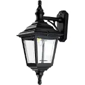 ELSTEAD Wandlamp buiten Kerry, zwart, Kunststof, Wandlamp buiten