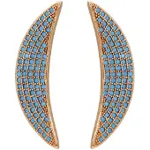 NAEMI Oorbellen turquoise / goud