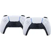 Sony PlayStation 5 DualSense Manette Sans Fil Blanc Lot de 2