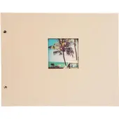 Goldbuch GOL-28823 Schroefalbum BELLA VISTA zandgrijs 39x31cm (witte bladen)