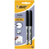 BIC Textile Marker Zwart Bl2