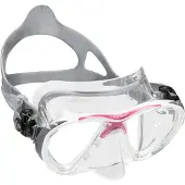 Cressi Big Eyes Evolution Crystal Diving Mask Transparant,Roze