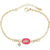 NAEMI Armband goud / rosa