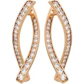 NAEMI Oorbellen rose-goud