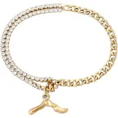 Gaya Armband goud / transparant