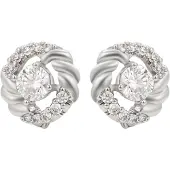 NAEMI Oorbellen zilver / transparant