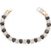 NAEMI Armband goud / zwart / transparant