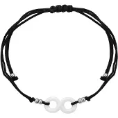 NAEMI Armband zwart / wit