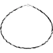 Gaya Ketting zwart / zilver