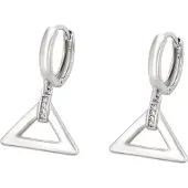 NAEMI Oorbellen zilver / transparant