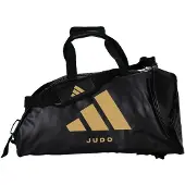 Adidas sporttas en rugzak Judo | PU-leer | Zwart / Goud | L