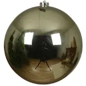 Décoris Kerstbal Groen D 20 Cm