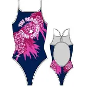 Turbo Tiki Beach Swimsuit Blauw 5XL Vrouw